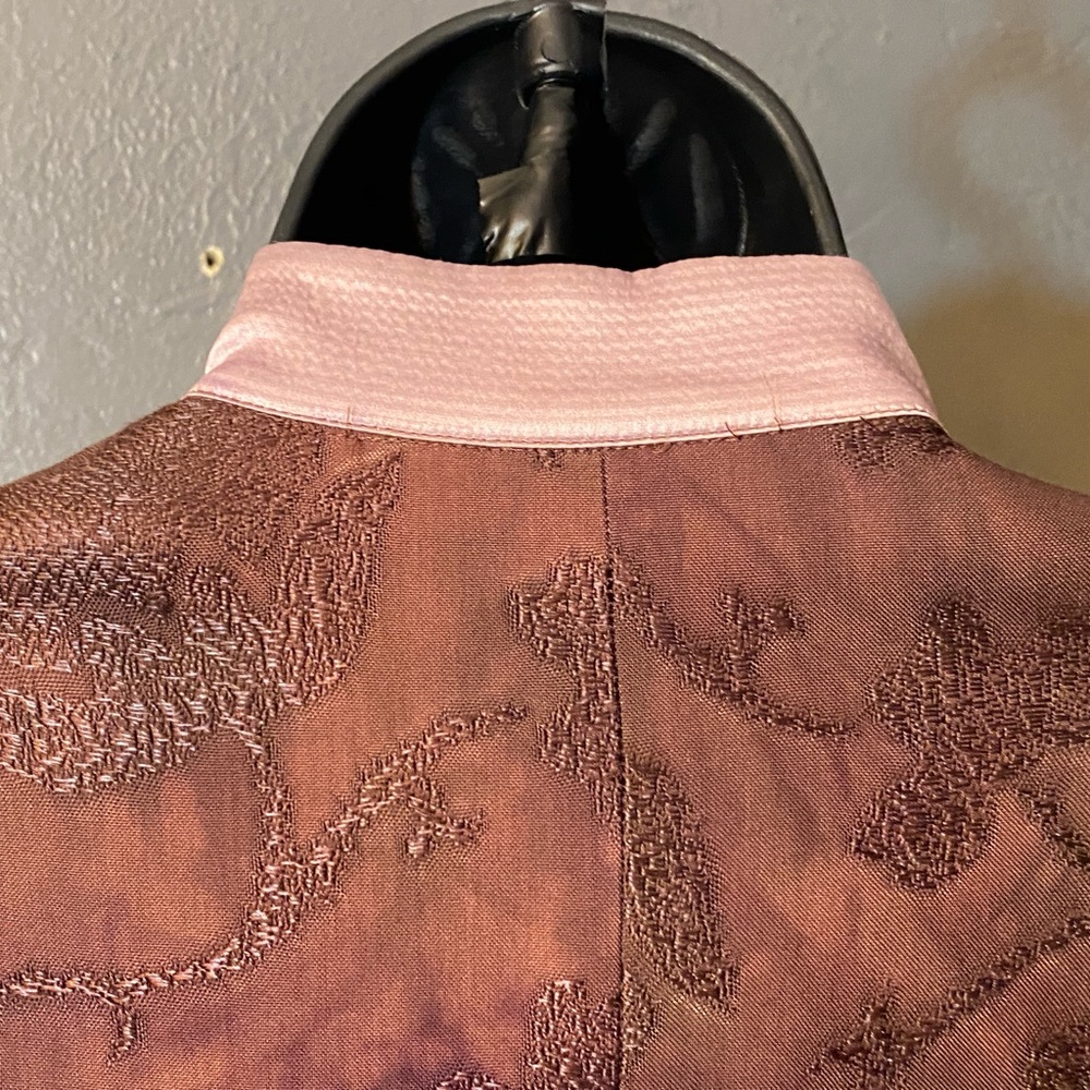 Chicos Design Mixed Fabrics Patchwork Jacket - image 3